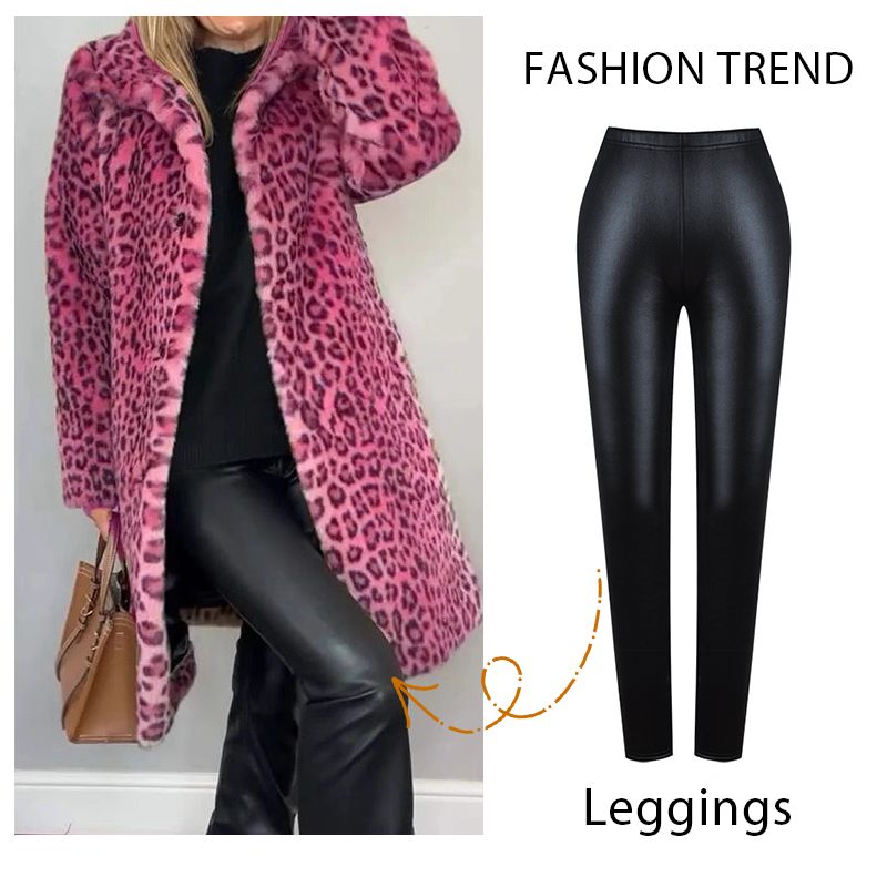 ⏳Time-limited Special⏰Women's Leopard Print Mid-Length Jacket