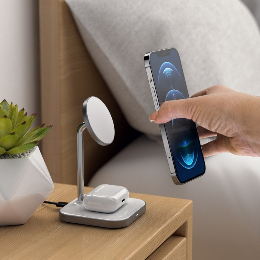 Satechi Apple 2in1 Qi MagSafe Wireless Multi Charger