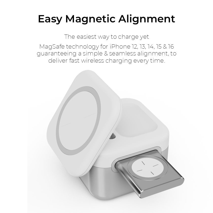 Apple MagSafe Wireless Multi Charger Station For iPhone, Watch & AirPods