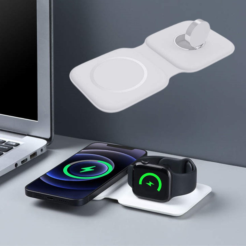 Apple Duo Qi MagSafe Charger for all iPhone, Watch, & AirPods