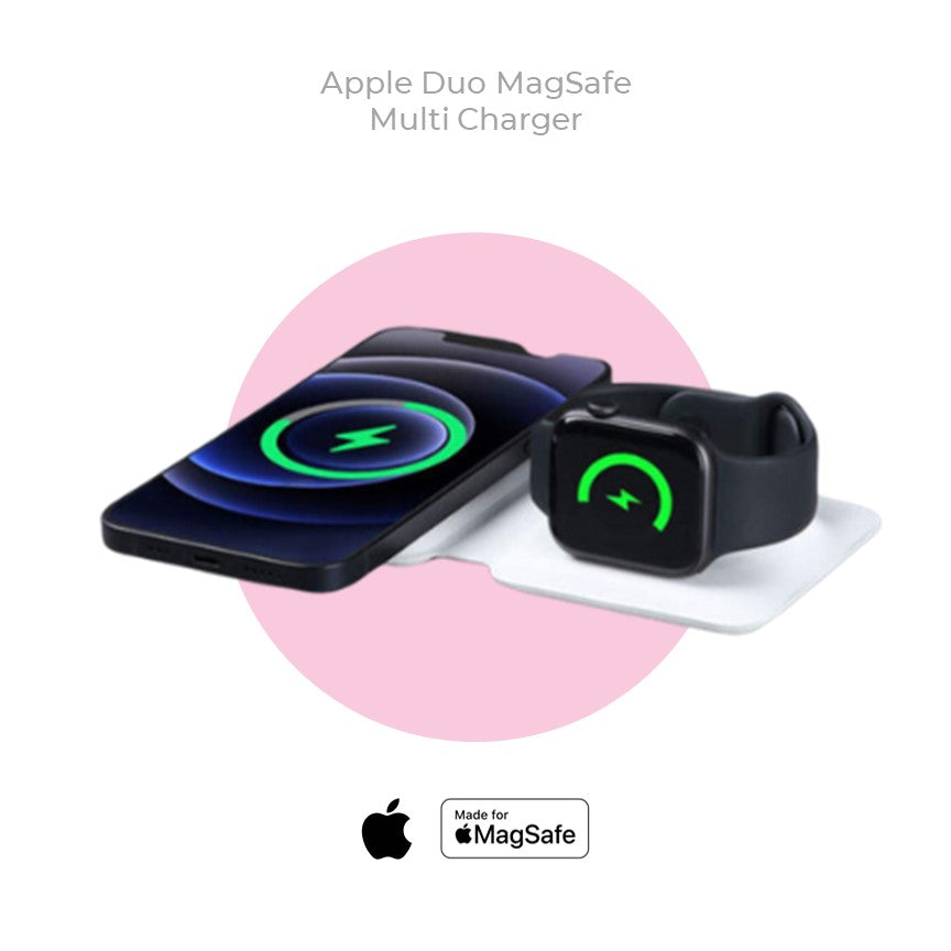 Apple Duo Qi MagSafe Charger for all iPhone, Watch, & AirPods