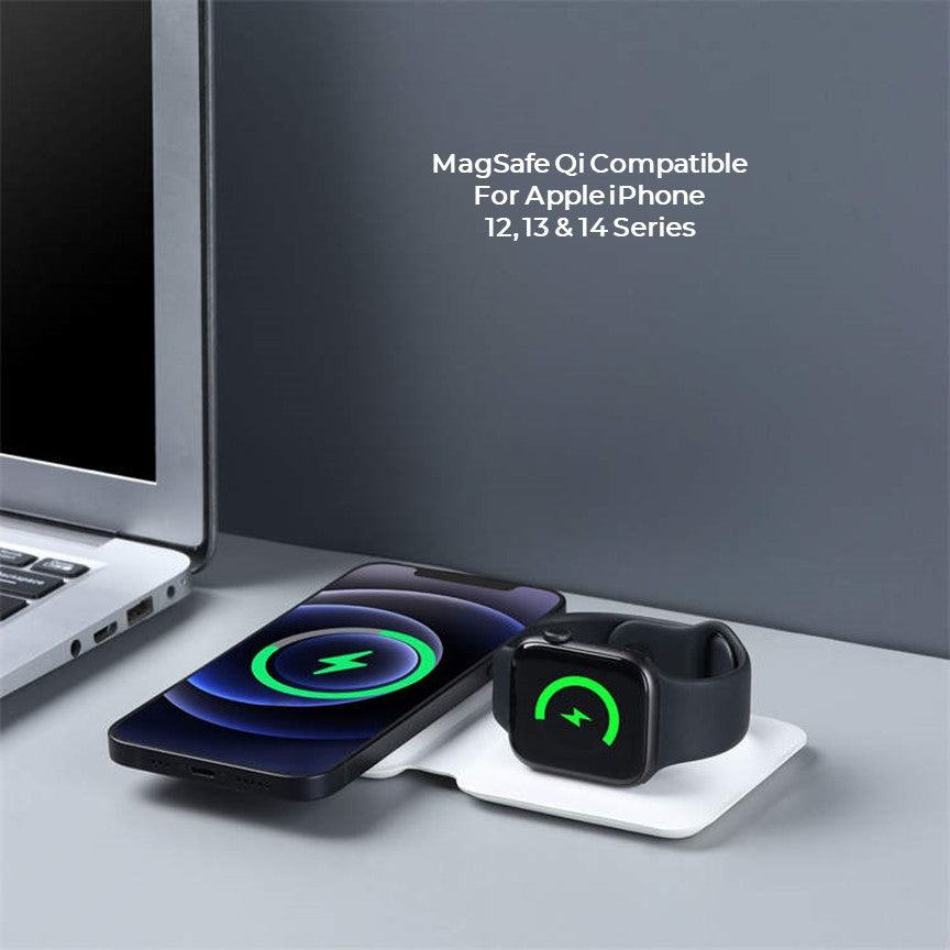 Apple Duo Qi MagSafe Charger for all iPhone, Watch, & AirPods