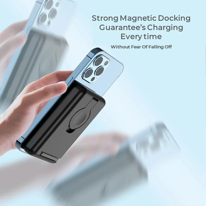 Apple Qi MagSafe Foldable Wireless Multi Charger With Removable Power Bank