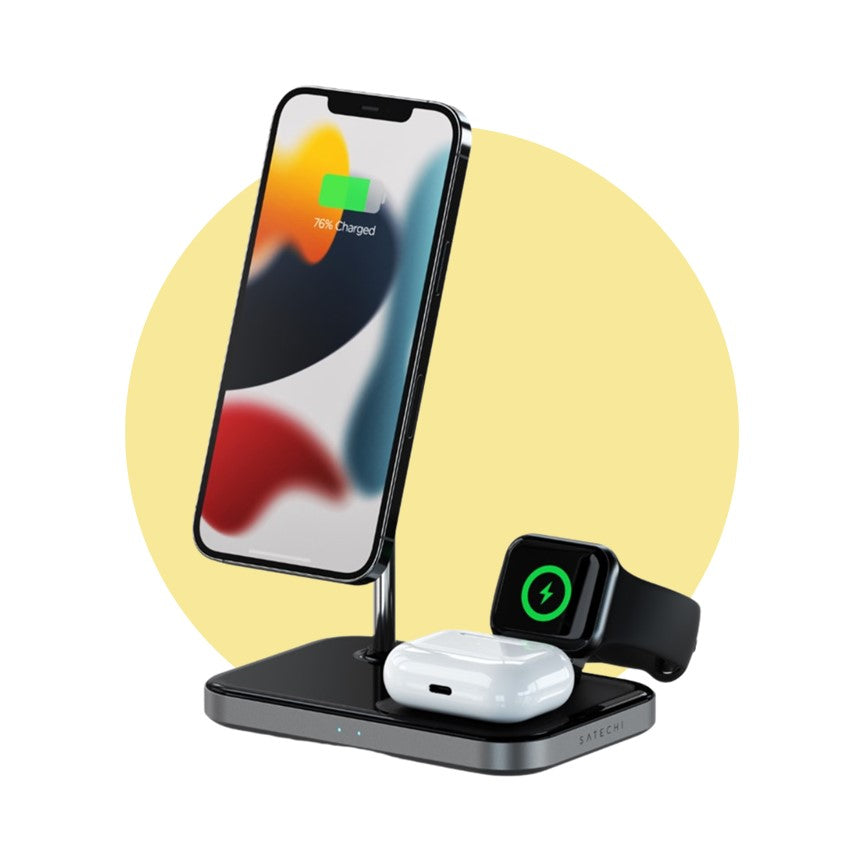 Satechi Apple 3in1 Qi MagSafe Wireless Multi Charger