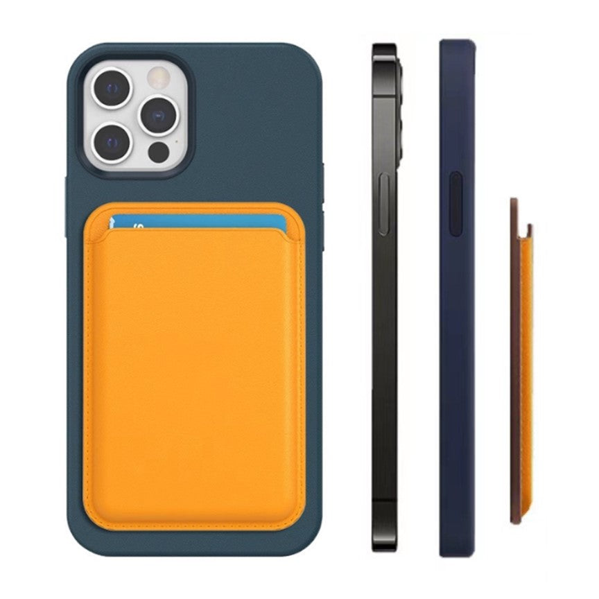 MagSafe Leather Wallet Credit Card Holder For Apple iPhone