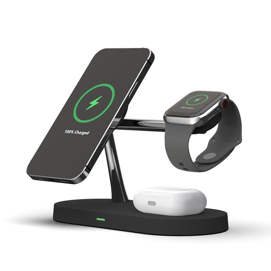 Apple 4in1 Qi MagSafe Wireless Multi Charger For iPhone, Watch & AirPods