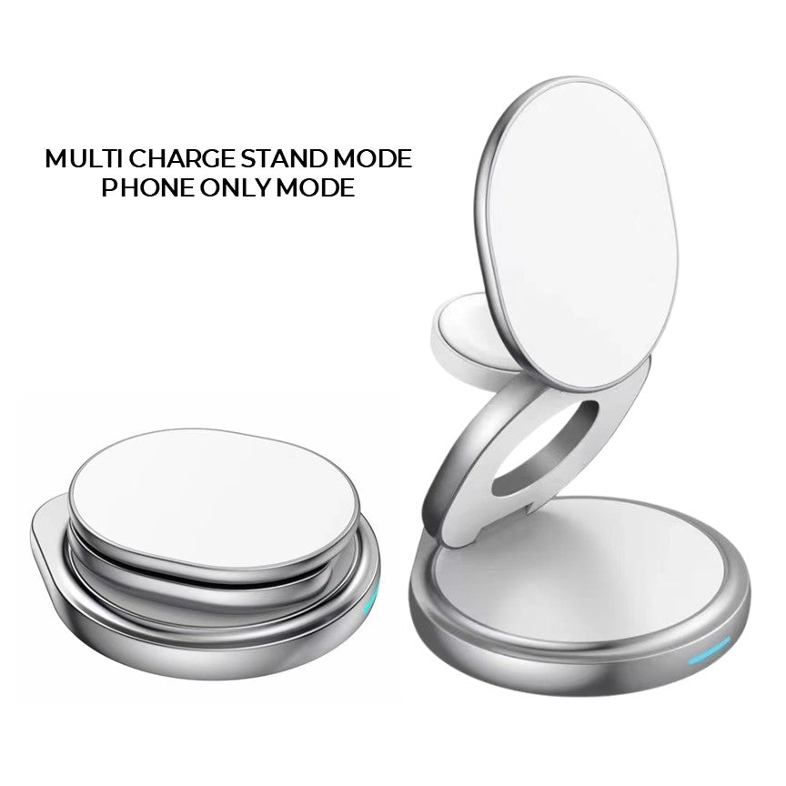 Apple 3in1 Qi MagSafe Wireless Foldable Multi Charger For iPhone, Watch & AirPods