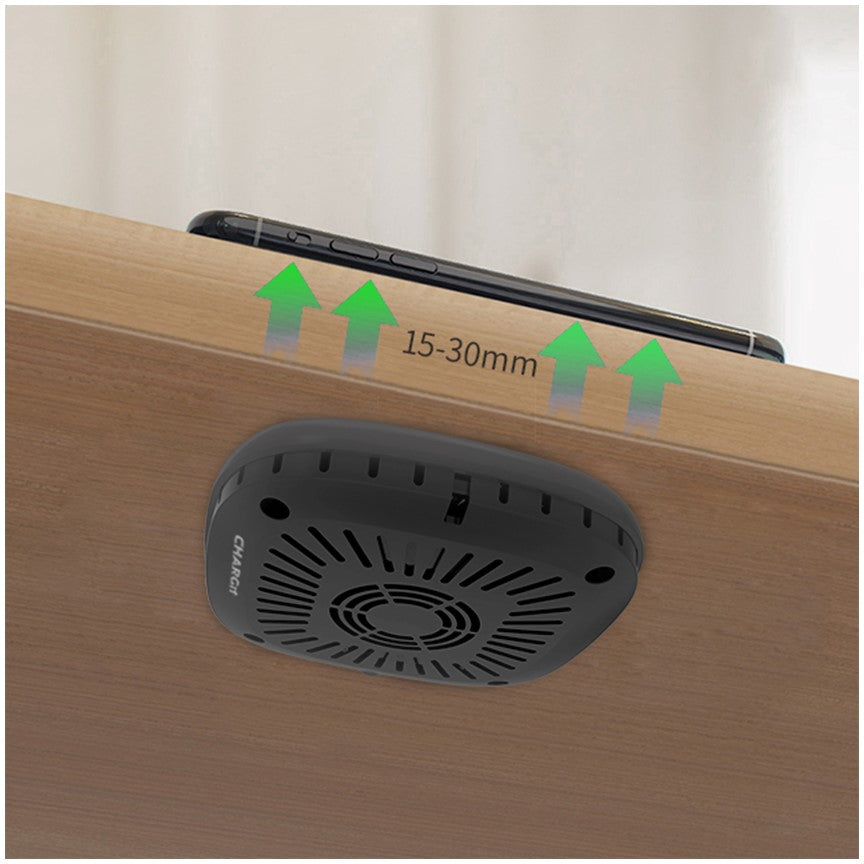 Invisible Under Surface Wireless Charger, for all Apple, Samsung & any Qi Device