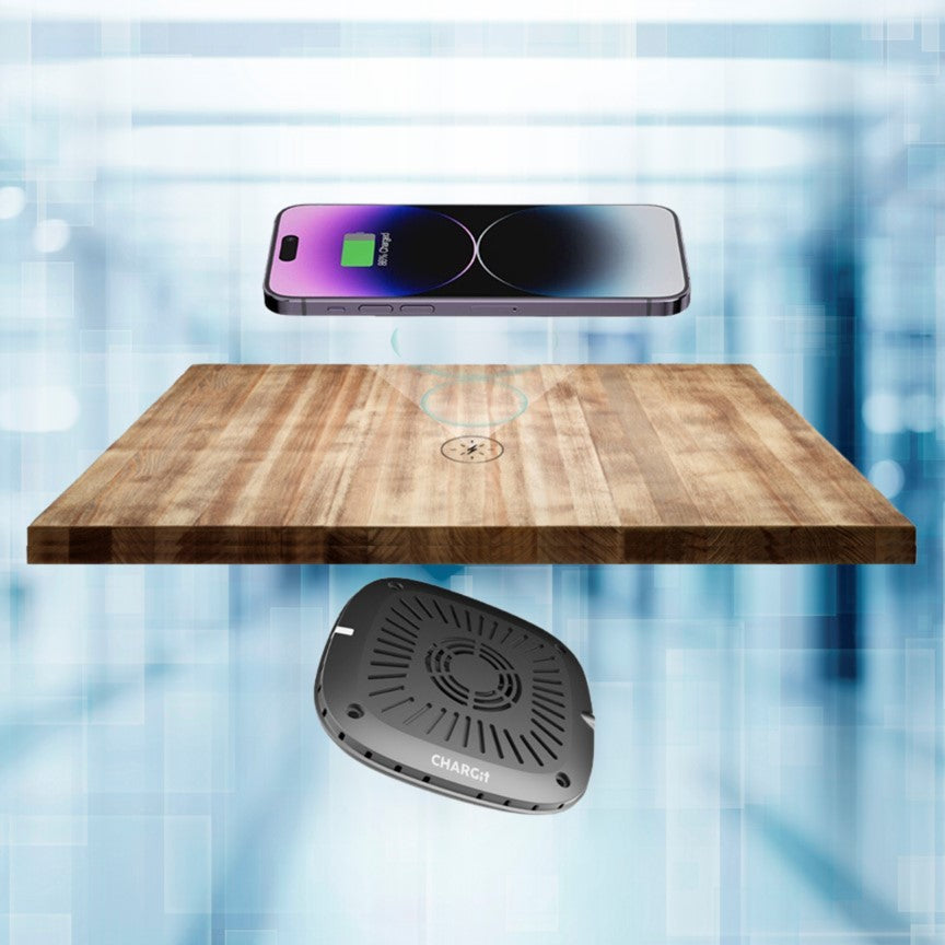 Invisible Under Surface Wireless Charger, for all Apple, Samsung & any Qi Device
