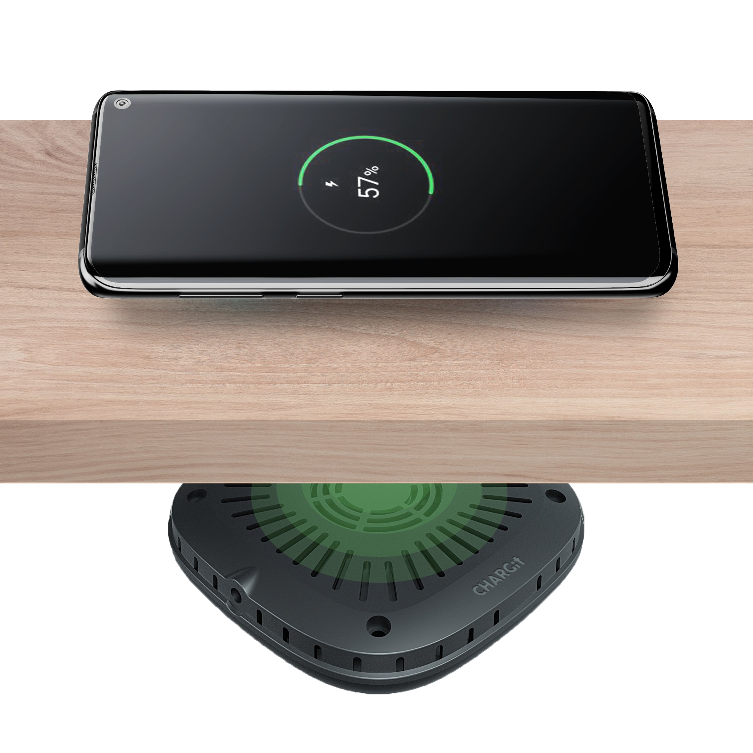 Invisible Under Surface Wireless Charger, for all Apple, Samsung & any Qi Device