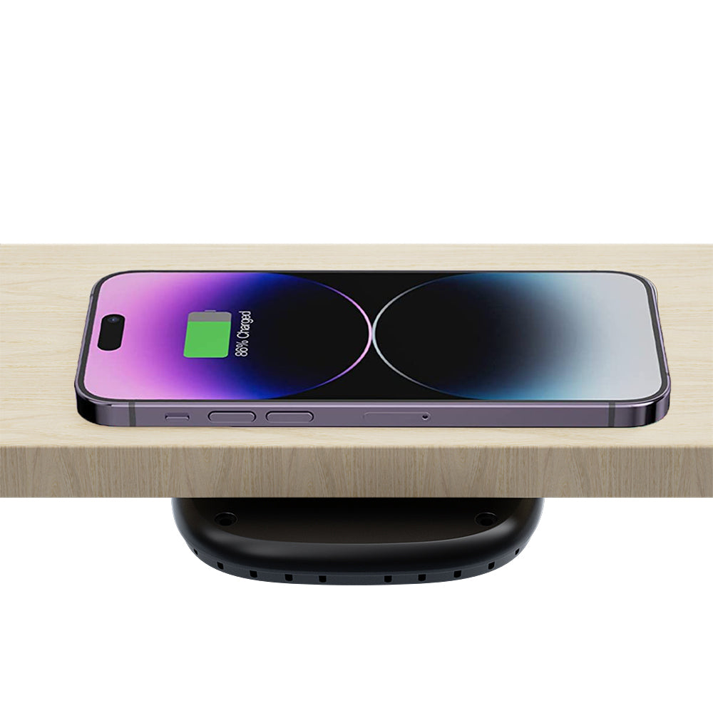Invisible Under Surface Wireless Charger, for all Apple, Samsung & any Qi Device