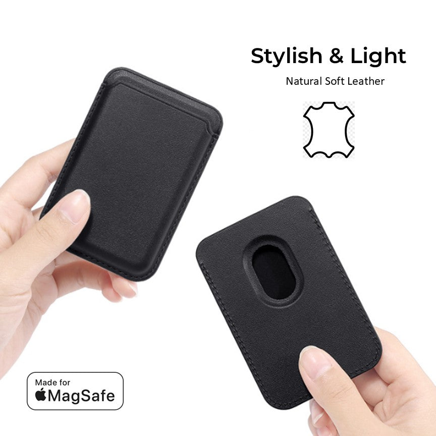 MagSafe Leather Wallet Credit Card Holder For Apple iPhone