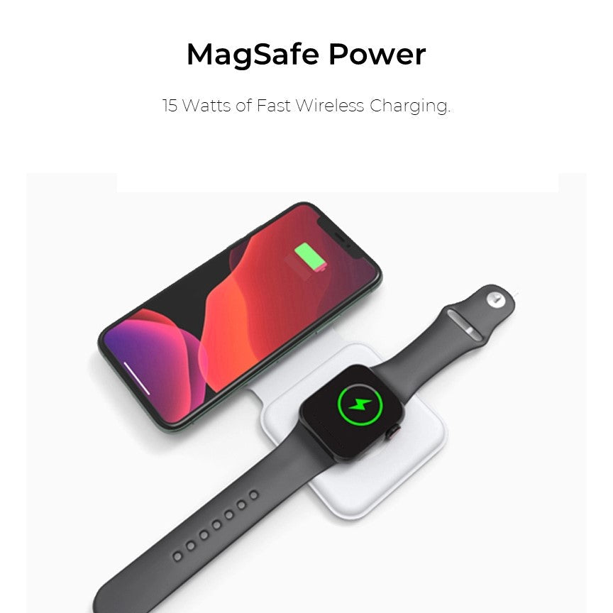 Apple Duo Qi MagSafe Charger for all iPhone, Watch, & AirPods