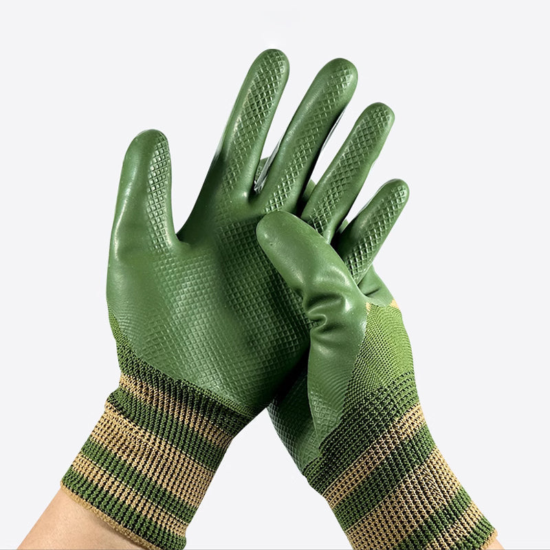 π₯ 49% OFFπ Rubber Coated Work Gloves with Knit Wrist Cuff