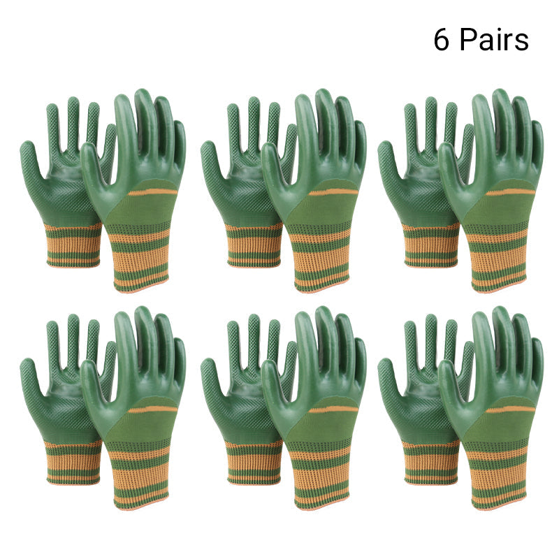 π₯ 49% OFFπ Rubber Coated Work Gloves with Knit Wrist Cuff