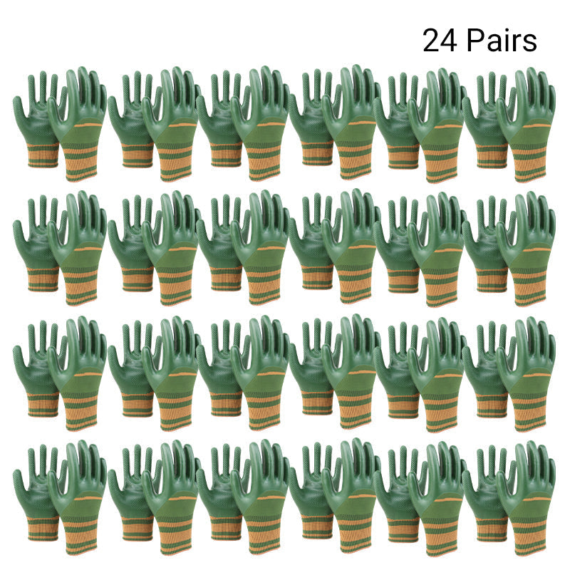 π₯ 49% OFFπ Rubber Coated Work Gloves with Knit Wrist Cuff
