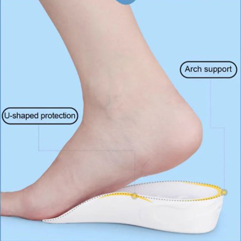 Silicone Anti-Slip Height-Increasing Insoles