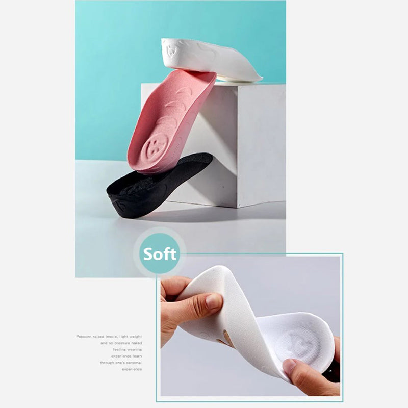 Silicone Anti-Slip Height-Increasing Insoles