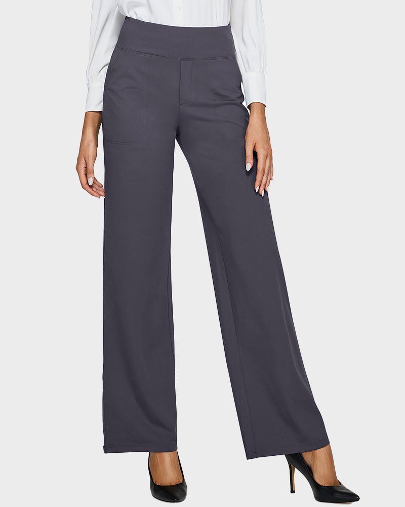 šLAST DAY PROMOTION - 50%OFF š Women's High Waist Stretch Casual Yoga Wide Leg Pants