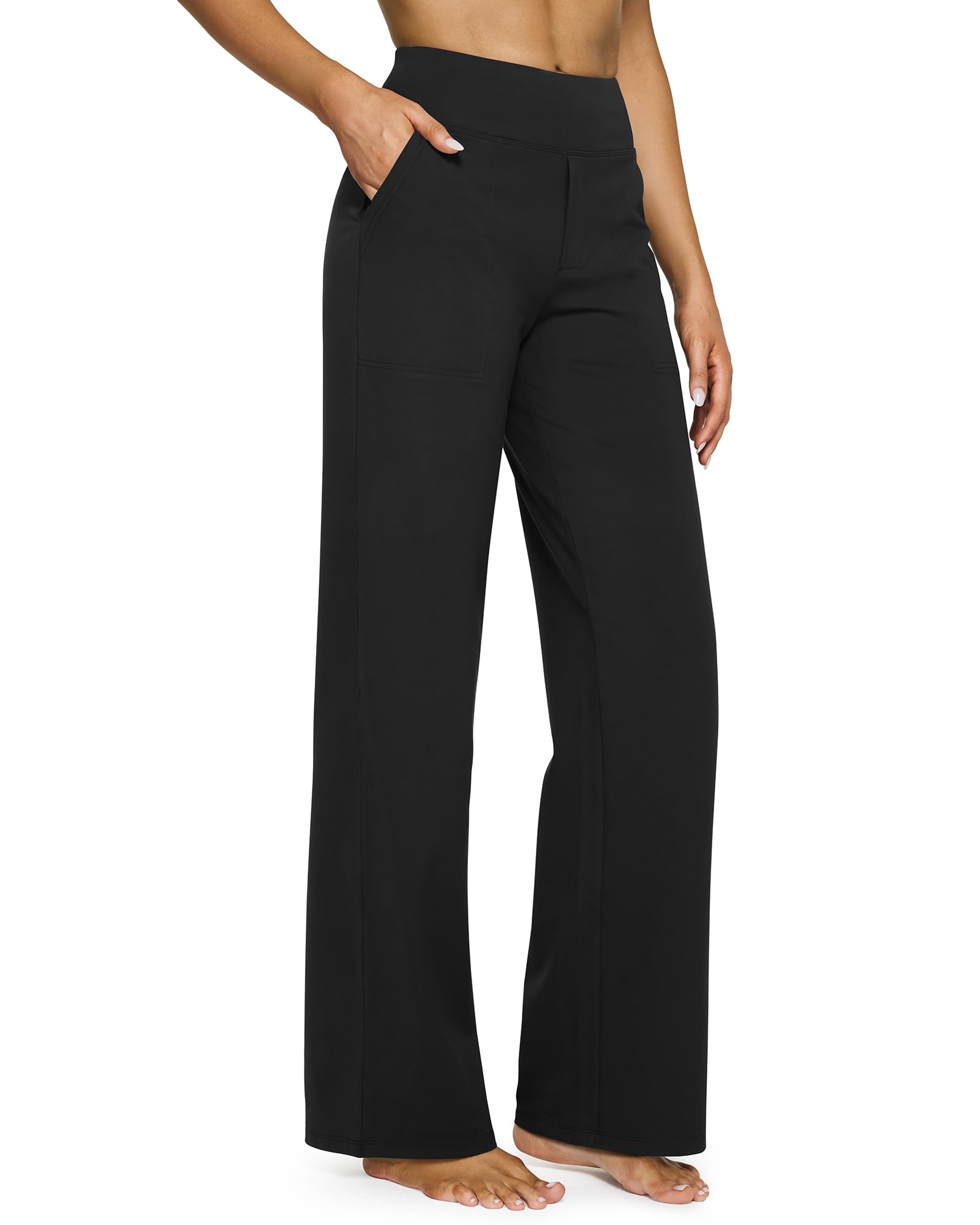 šLAST DAY PROMOTION - 50%OFF š Women's High Waist Stretch Casual Yoga Wide Leg Pants
