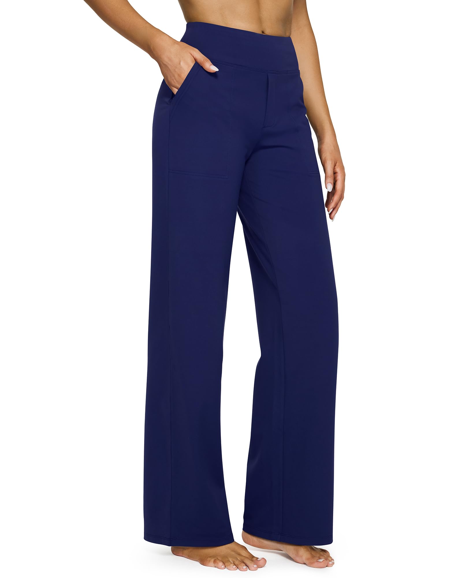 šLAST DAY PROMOTION - 50%OFF š Women's High Waist Stretch Casual Yoga Wide Leg Pants