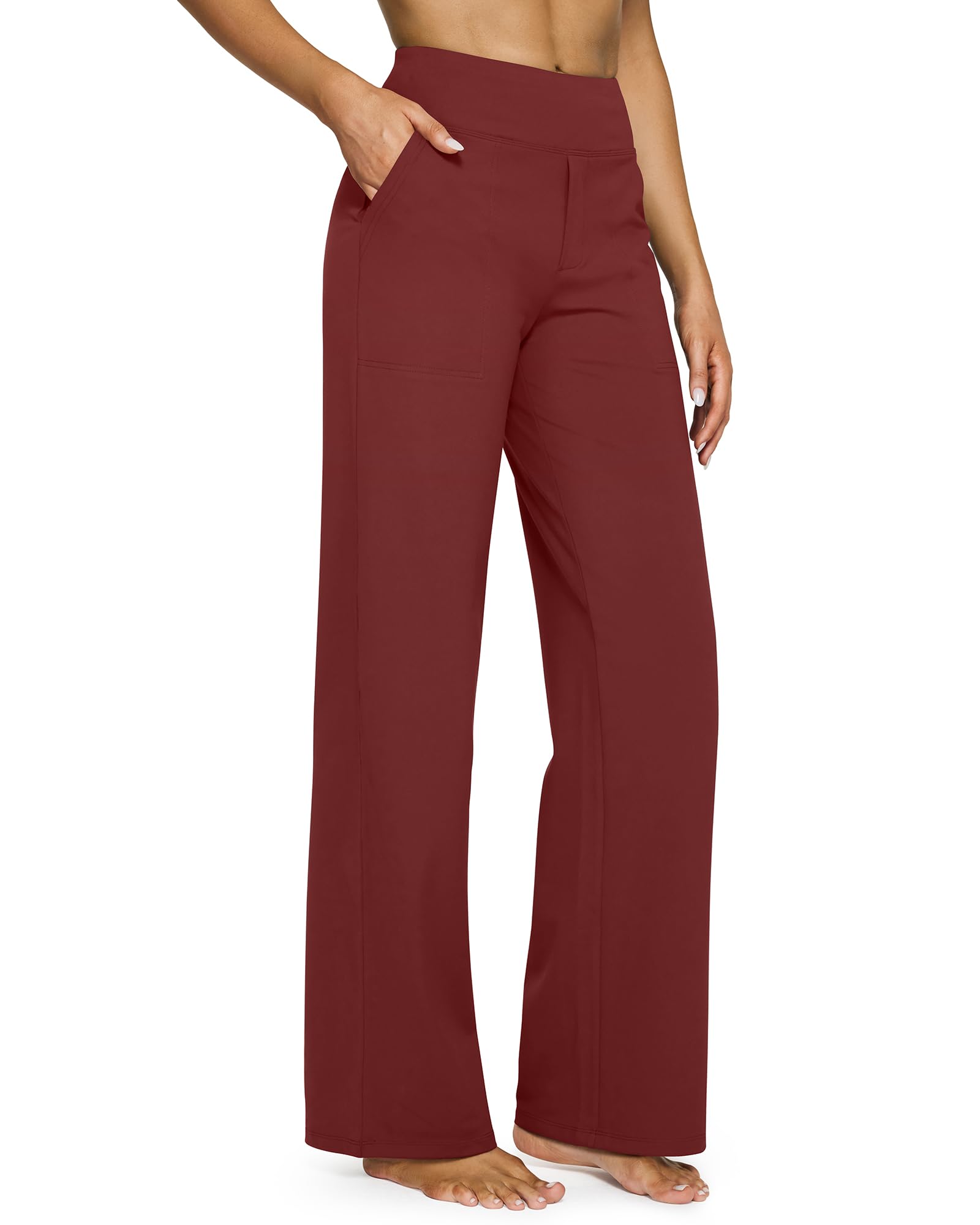 šLAST DAY PROMOTION - 50%OFF š Women's High Waist Stretch Casual Yoga Wide Leg Pants