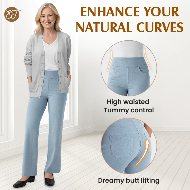 šLAST DAY PROMOTION - 50%OFF š Women's High Waist Stretch Casual Yoga Wide Leg Pants
