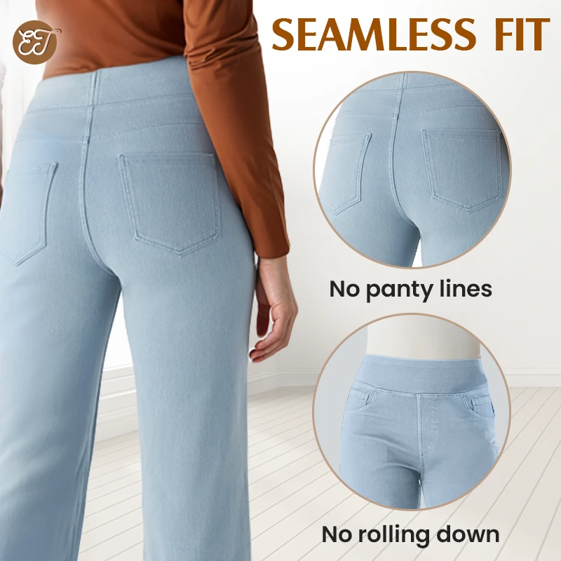 šLAST DAY PROMOTION - 50%OFF š Women's High Waist Stretch Casual Yoga Wide Leg Pants