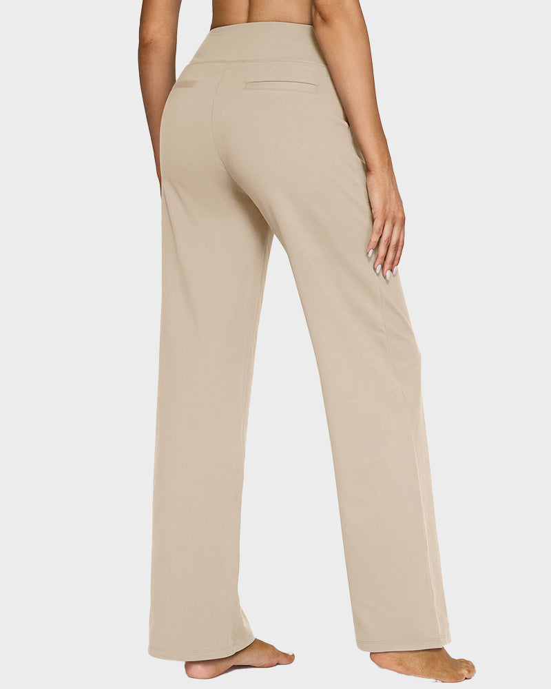 šLAST DAY PROMOTION - 50%OFF š Women's High Waist Stretch Casual Yoga Wide Leg Pants