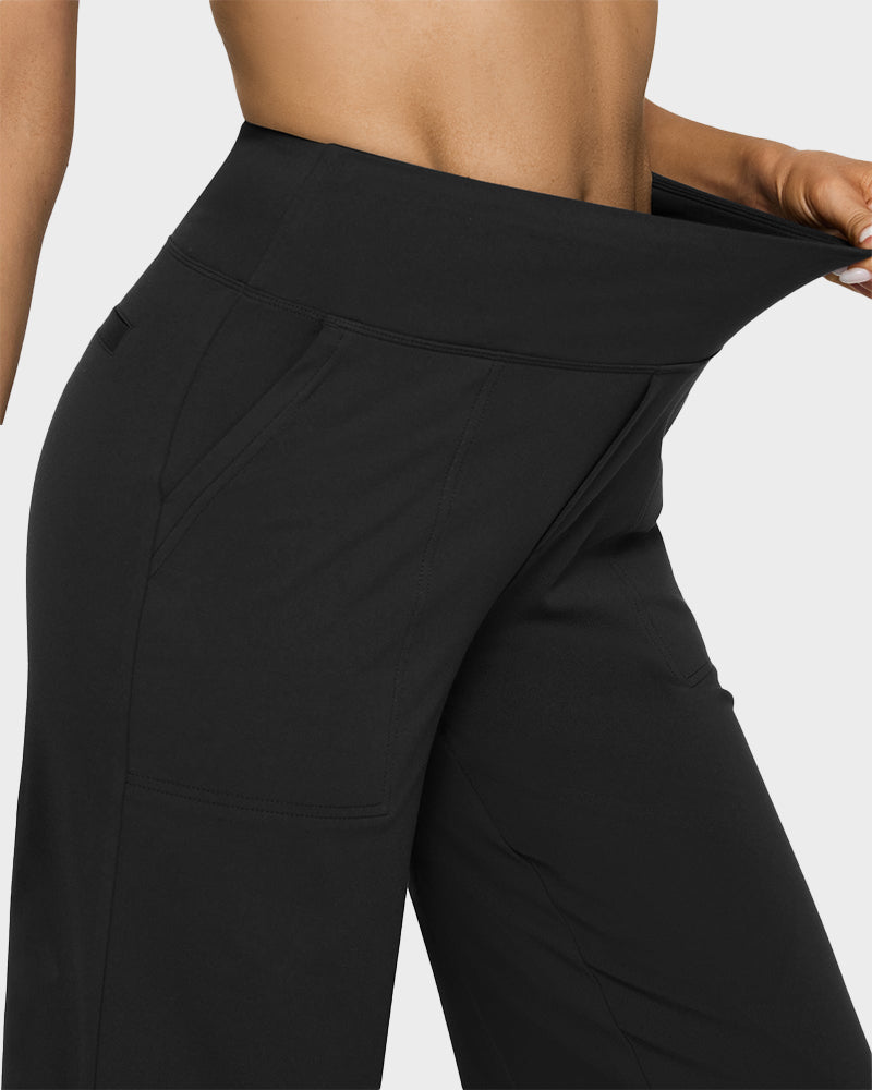 šLAST DAY PROMOTION - 50%OFF š Women's High Waist Stretch Casual Yoga Wide Leg Pants