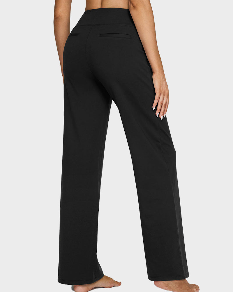 šLAST DAY PROMOTION - 50%OFF š Women's High Waist Stretch Casual Yoga Wide Leg Pants
