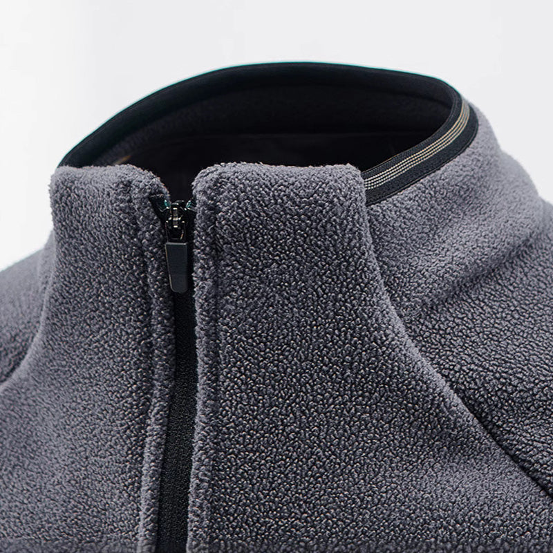 š„ LAST DAY PROMOTION - 50%OFF š„Men's Warm Solid Half Zip Long-Sleeve Tops
