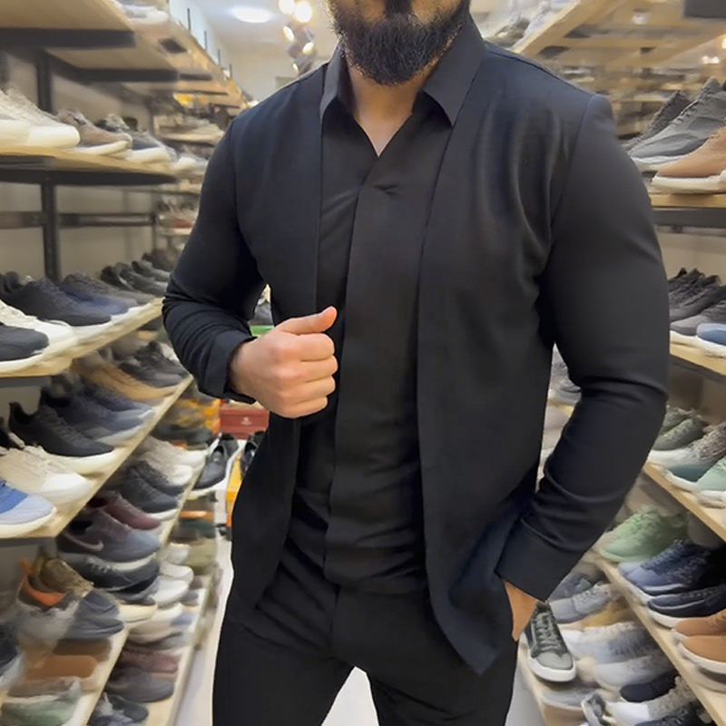 š„Men's Mock Two-Piece Shirt