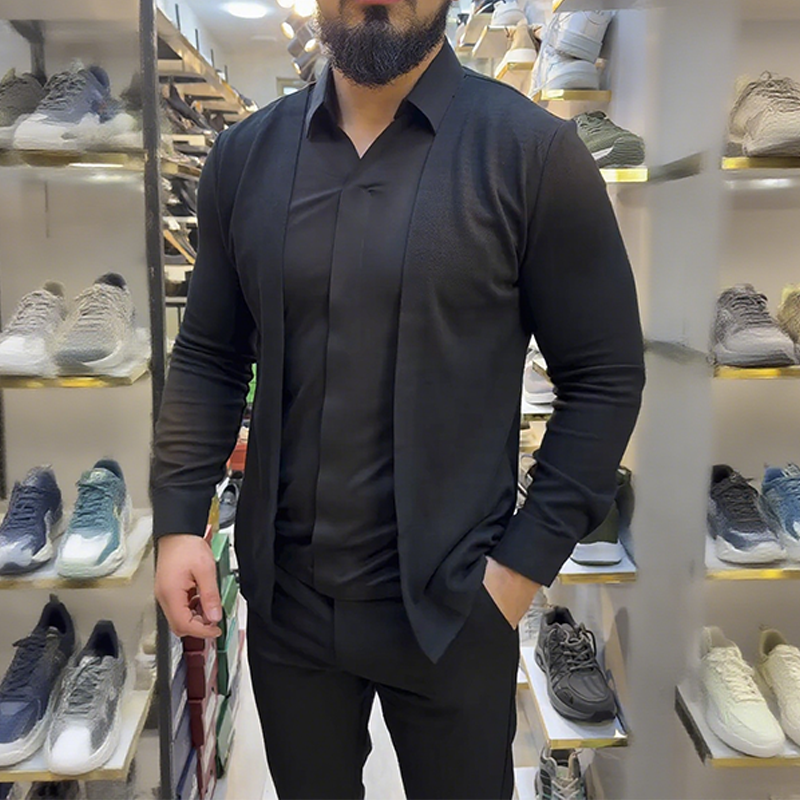 š„Men's Mock Two-Piece Shirt