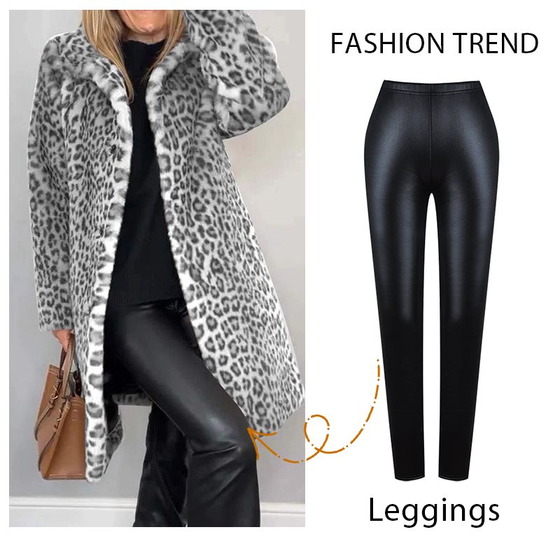 ⏳Time-limited Special⏰Women's Leopard Print Mid-Length Jacket