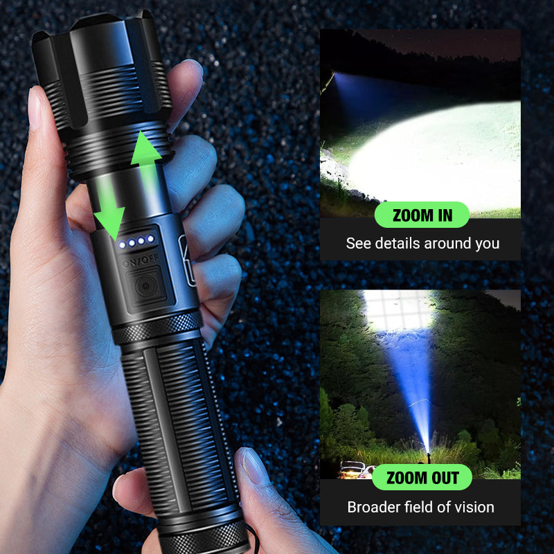 Super Bright Zoomable Flashlight