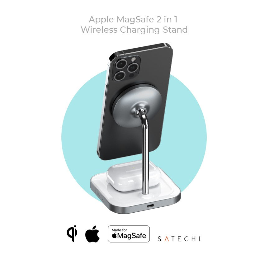 Satechi Apple 2in1 Qi MagSafe Wireless Multi Charger