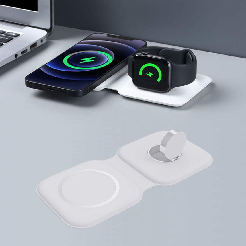 Apple Duo Qi MagSafe Charger for all iPhone, Watch, & AirPods