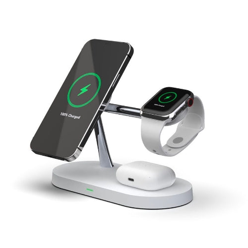 Apple 4in1 Qi MagSafe Wireless Multi Charger For iPhone, Watch & AirPods