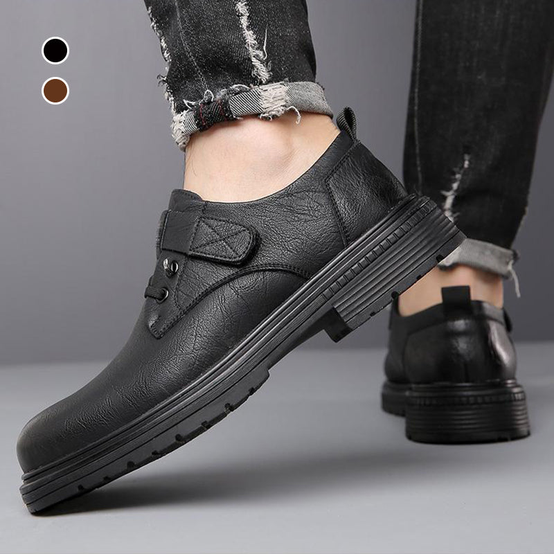 📢📢60%OFF!!!✨Men's Breathable Retro PU Leather Soft Sole Shoes