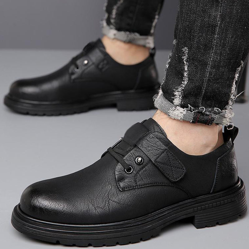 📢📢60%OFF!!!✨Men's Breathable Retro PU Leather Soft Sole Shoes