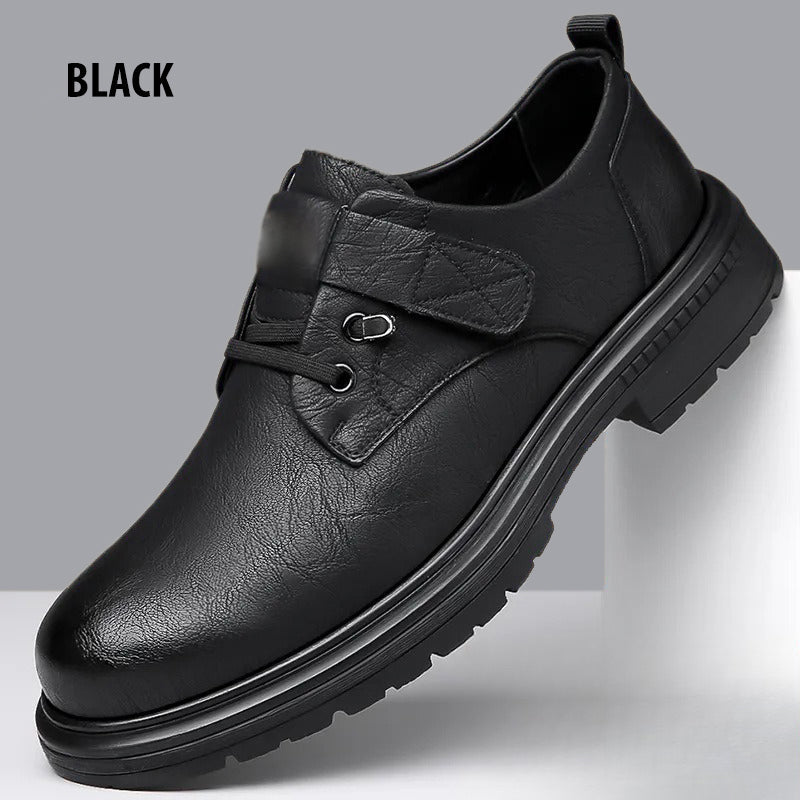📢📢60%OFF!!!✨Men's Breathable Retro PU Leather Soft Sole Shoes